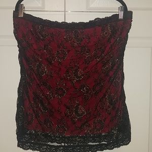Torrid strapless dressy top